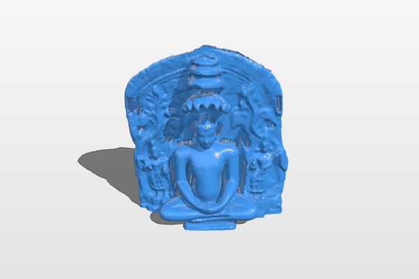 Jaina Tirthankara Parshvanatha with Serpent Hood Seated in Meditation (Dhyanamudra), 12th century | 3d print model