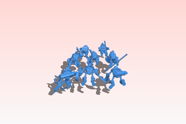 Skeleton Horde for Dungeons and Dragons | 3d print model