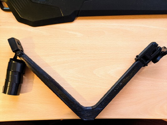Longer arm - Raspberry Pi 3 model B _ B+ Spool Case_mount for Anycubic Chiron | 3d print model
