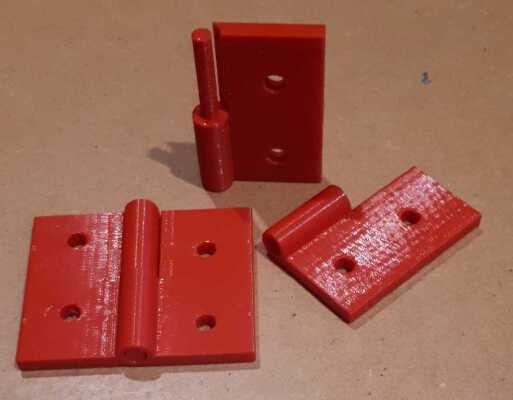 Simple hinge parametric design | 3d print model