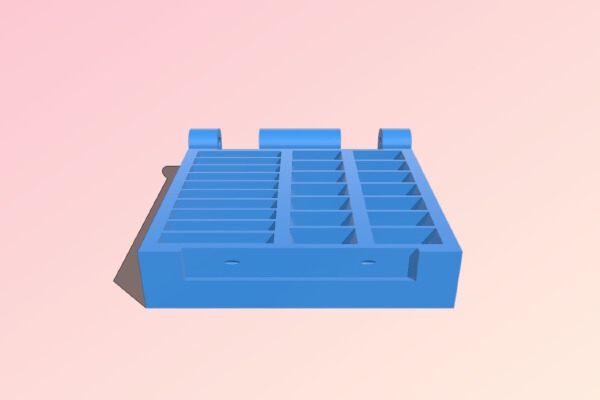 Button cell box CR2032-LR44 | 3d print model