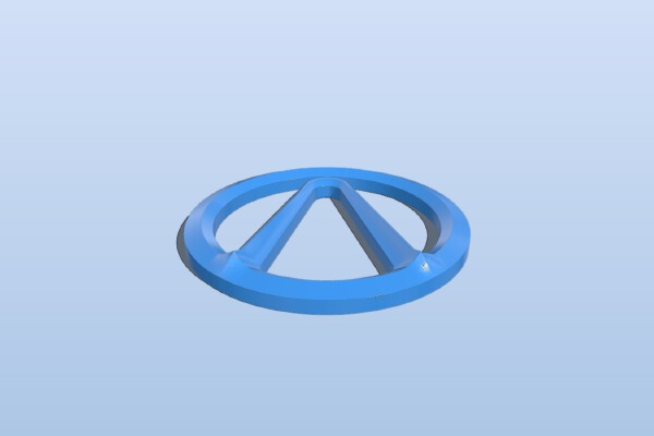 Borderlands Vault symbol | 3d print model