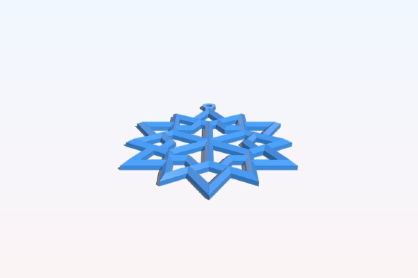 Snowflake 3 | 3d print model