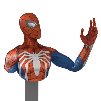 SPIDERMAN PS4 BUST | 3d print model