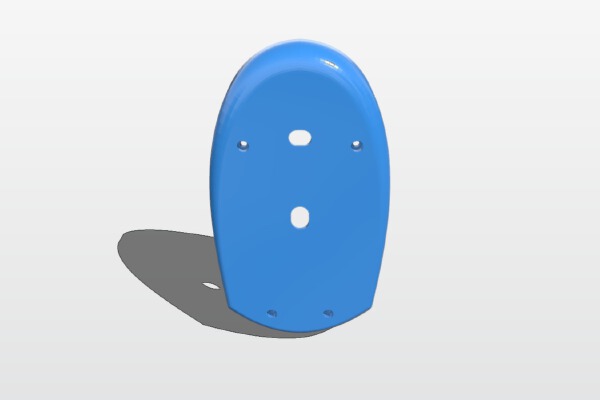 G305 Flat Bottom Shell | 3d print model