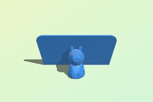Peppa Pig tablet holder | 3d print model