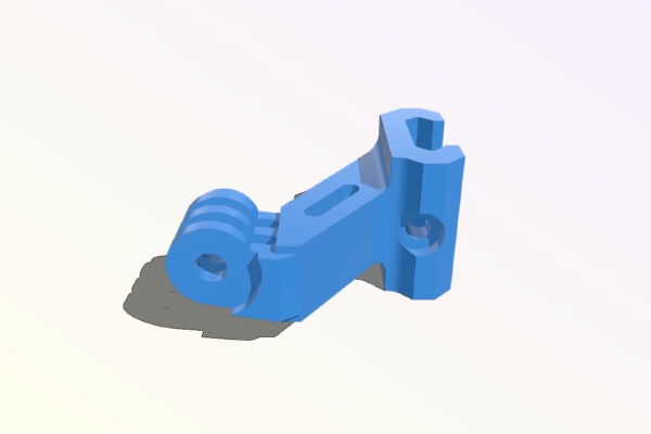 Gopro Picatinny Rail | 3d print model