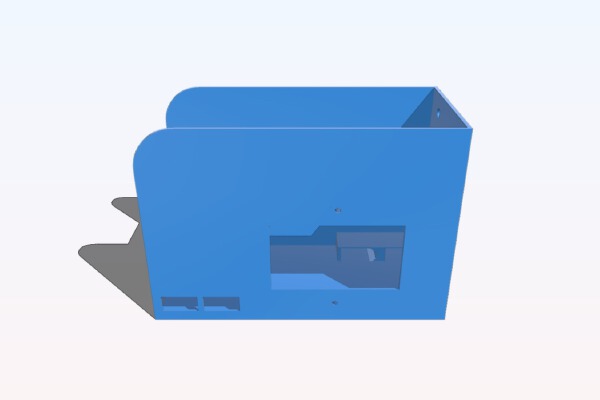 Creality Ender 3 - PSU cover upgrade with USB | 3d print model