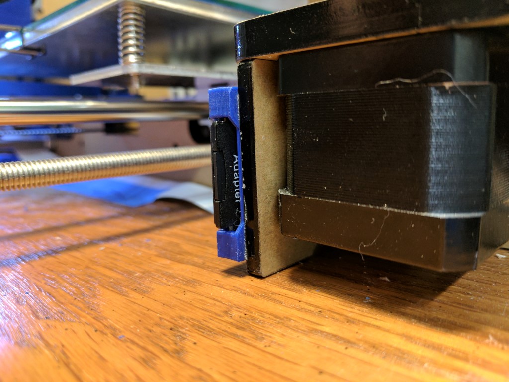 ANET A8 SD holder relocation