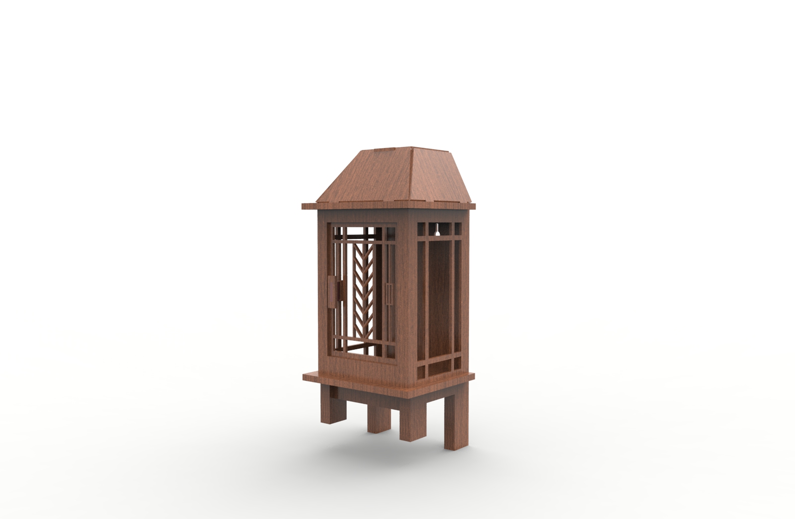 Prairie Style laser cut mail box