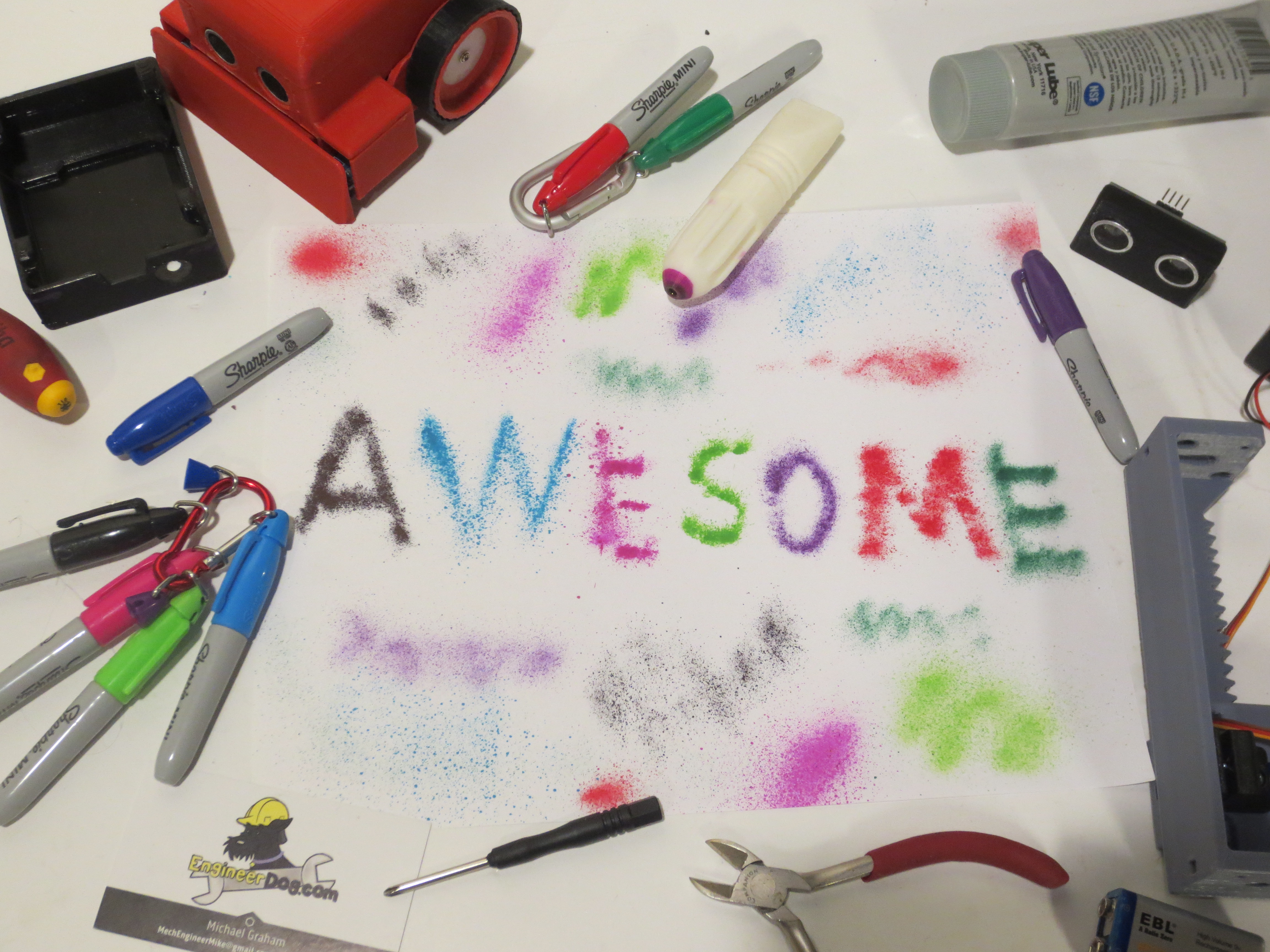 Sharpie Airbrush