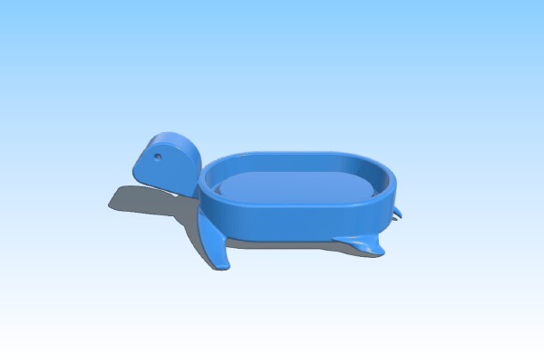 Soap-dish turtle | 3d print model