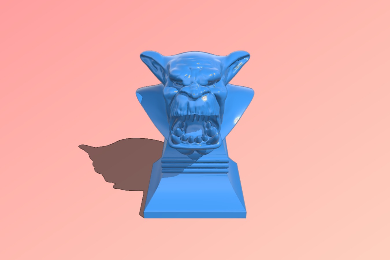 Savage Orc Bust