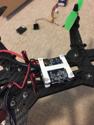 Flight controller spacer mount for ZMR250 | 3d print model