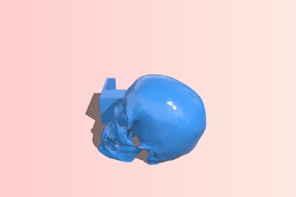 RigidBot Frame Skull | 3d print model