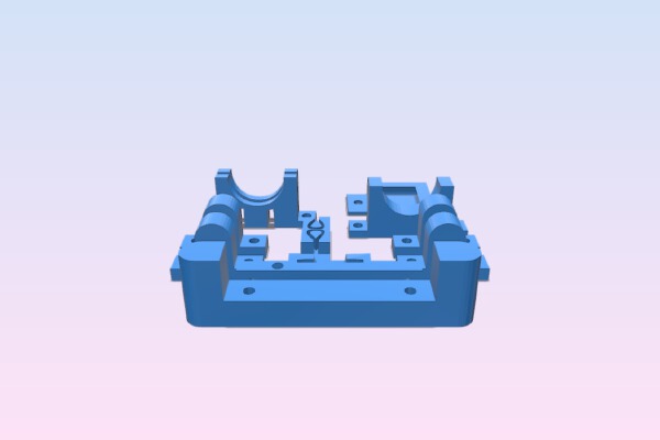 Экструдер жидкостей для МИНИ ЧПУ из шприца _ Extruder of liquids for MINI CNC from syringe | 3d print model
