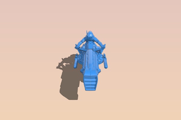 Ship biker | 3d print model