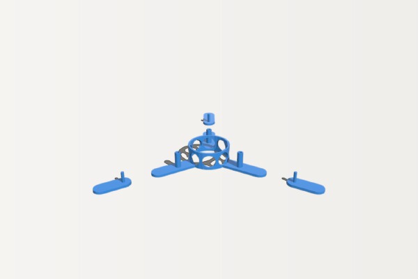 Parametric Loose Filament Spool Holder | 3d print model