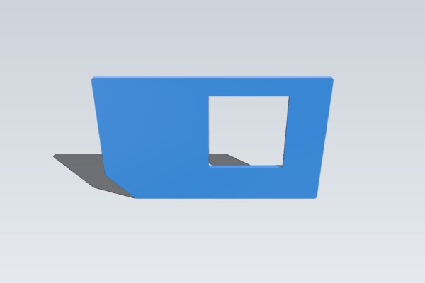 "Nano Sim" to Sim Adapter (Tight Fit for iPhone 3GS) | 3d print model