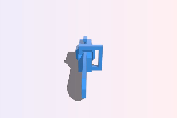 Chain Saw Keychain | 3d print model