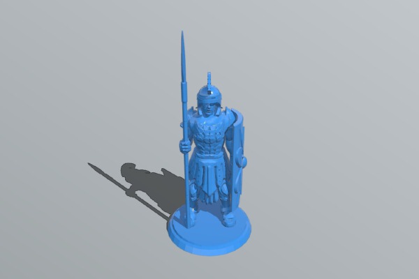 Roman Legionnaire (See Description!) - Pilum and Scutum (Spear and Shield) | 3d print model