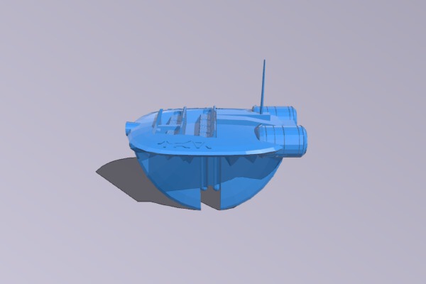 Coruscant Air Taxi (legion scale) | 3d print model