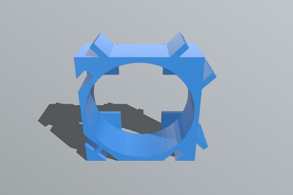 21700 Modular Battery Spacer Holder | 3d print model