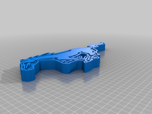 Mustang Logo 3D | Ford Mustang | 3d print model