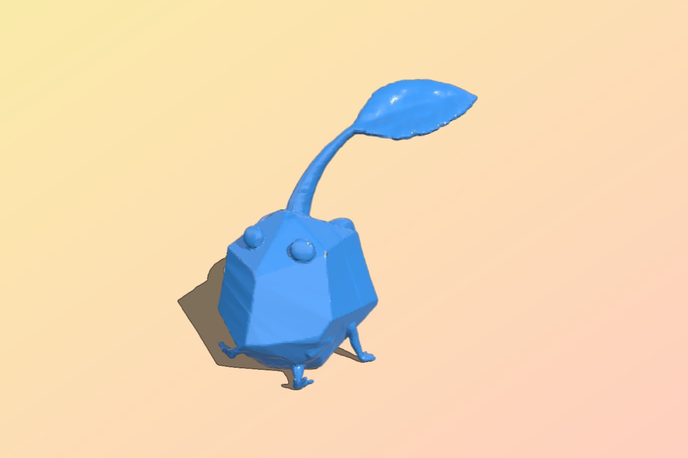 Rock Pikmin Key Ring