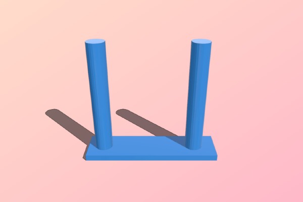 Two Post String Test | 3d print model