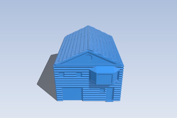 Team Yankee 2 story house | 3d print model
