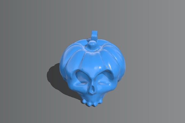 Pumpkin Skull v3 remix | 3d print model