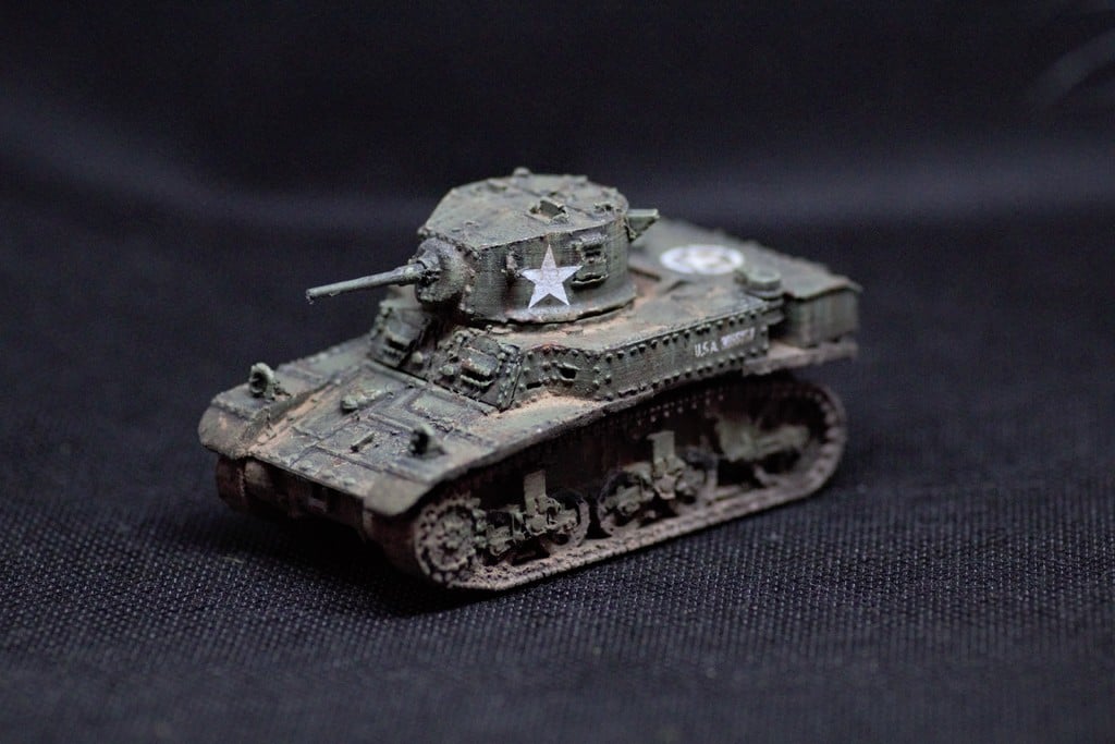 M3A1 Stuart Tank 1:56 scale (28mm)