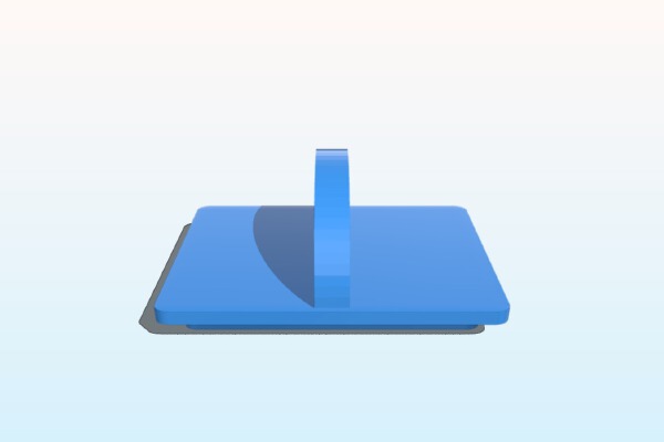 Ecovac OZMO T8 Dustbin Plug | 3d print model