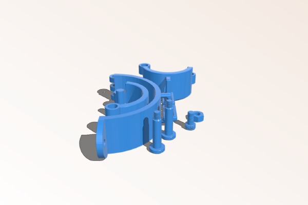Cosplay collar and Cuffs | 3d print model