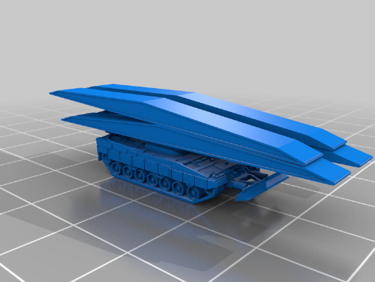 LEGUAN bridge-laying tank | 3d print model