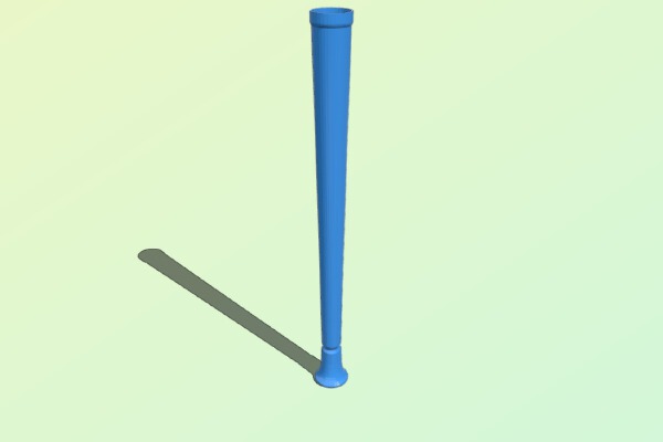 vuvuzela 2 parts | 3d print model