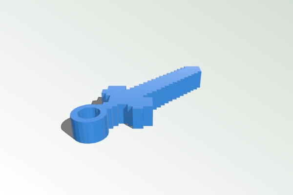 Terraria Excalibur Pendant | 3d print model