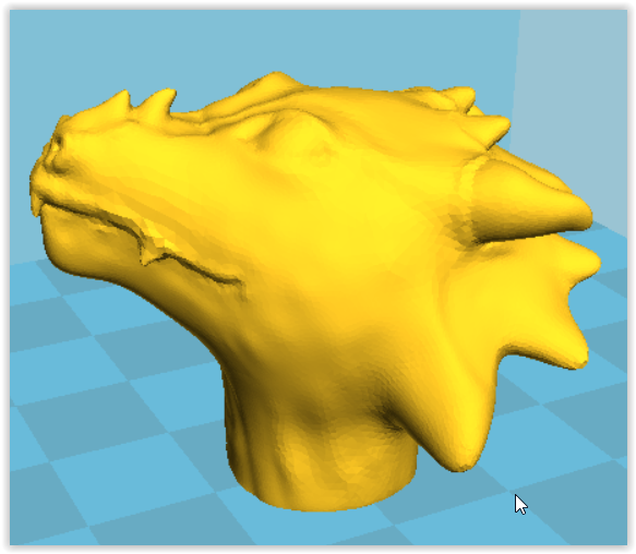 Simple dragon head