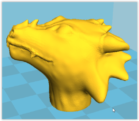Simple dragon head | 3d print model