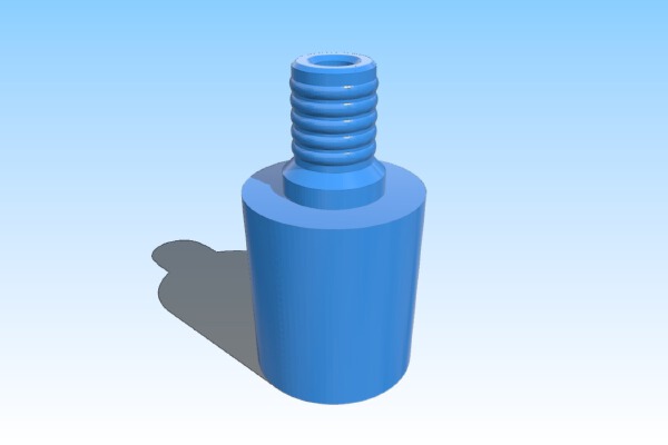Pump adapter to inflatable mattress | 3d print model