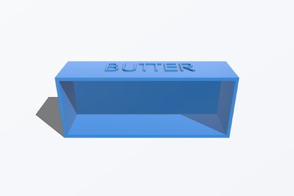 Butter tray | 3d print model