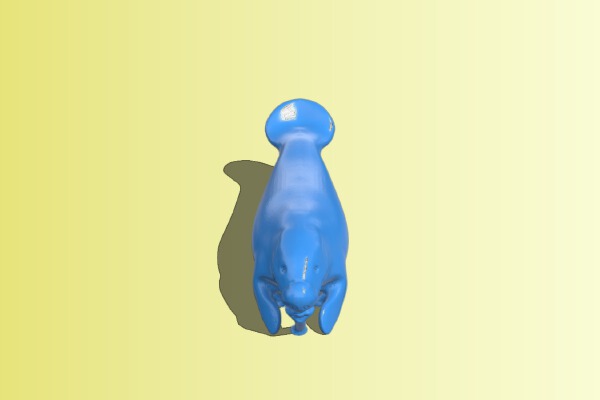 Dugong without beard | 3d print model