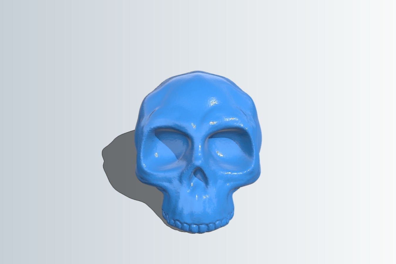 tiny cartoonish skull