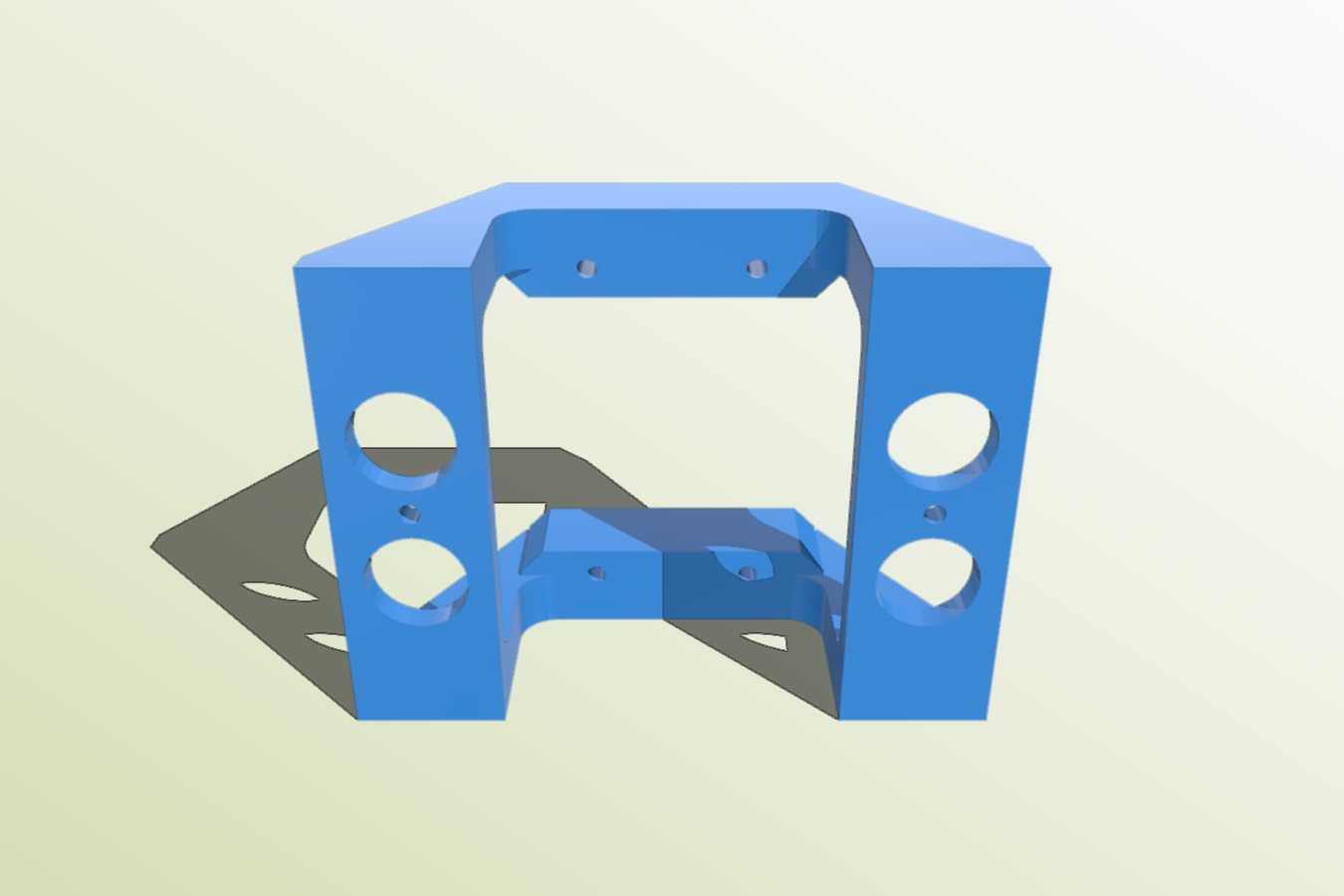 2 micro servo mount block