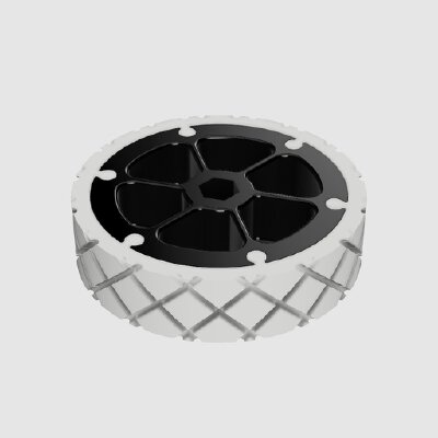 4 Inch Wheel (FRC) | 3d print model