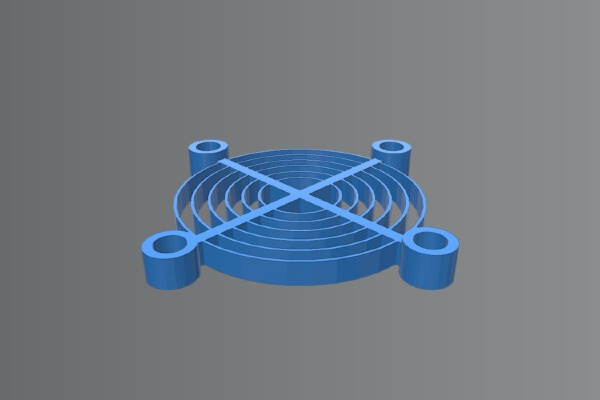 40mm Fan Gured | 3d print model