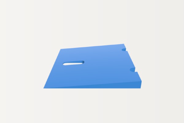 Ikea Markus tilt wedge | 3d print model