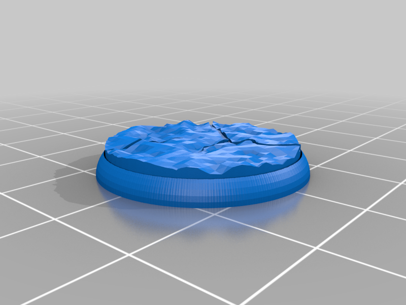 25mm Dungeon Floor Miniature Bases (x8) For Dungeons & Dragons and Other Tabletop Games