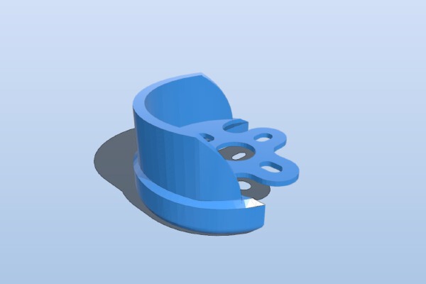 Shendrones Tweaker Arm _ Motor Guard and Soft Mount | 3d print model